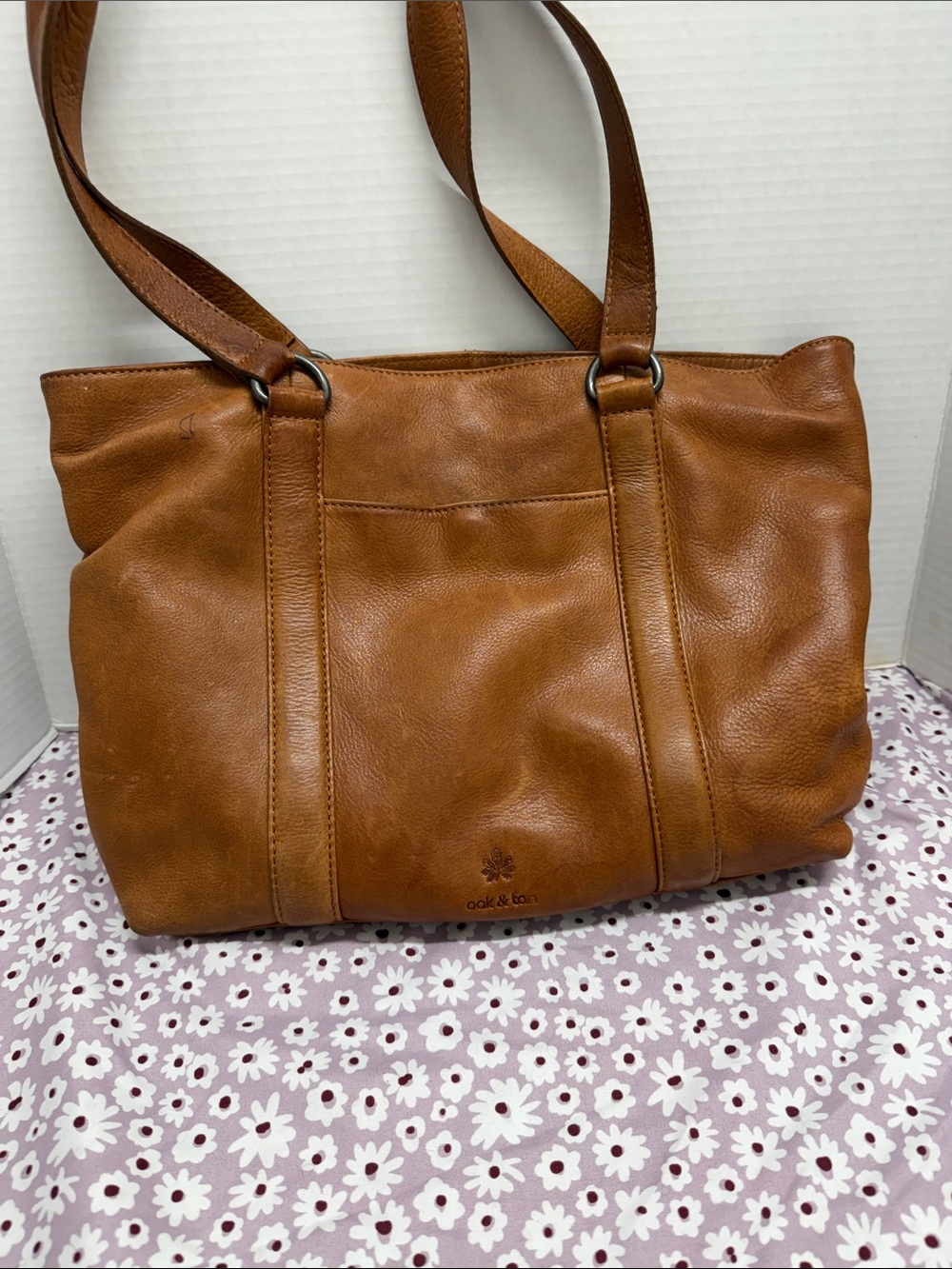 Oak & Tan leather handbag